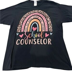 Black School Counselor Shirt